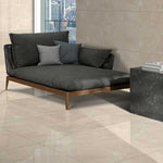 24x48 Gemma Etienne Cream Marble Look Matte Porcelain Tile-Porcelain Tile Large Formate-American Tile Depot