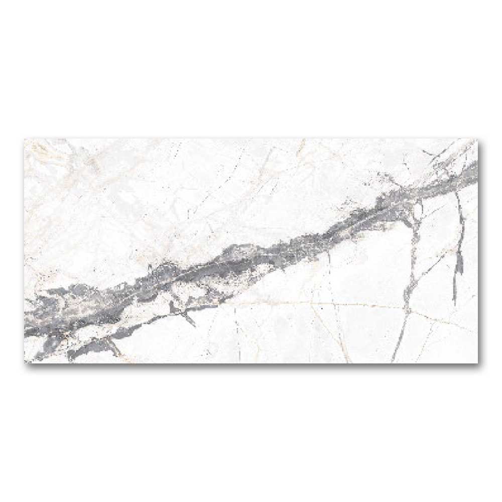 24x48 Lithos Isla White Marble Look Matte Porcelain Tile-Porcelain Tile Large Formate-American Tile Depot