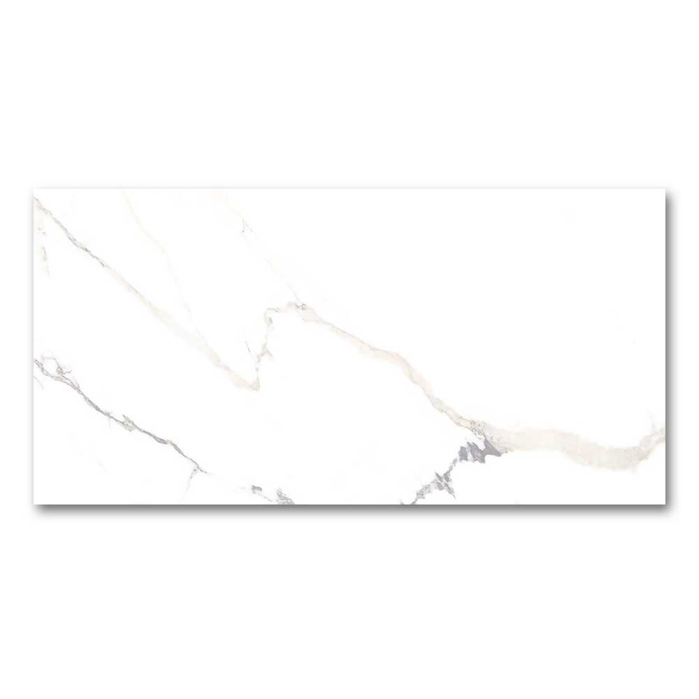 24x48 Lithos Nordica White Marble Look Matte Porcelain Tile-Porcelain Tile Large Formate-American Tile Depot