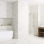 24x48 Lithos Nordica White Marble Look Matte Porcelain Tile-Porcelain Tile Large Formate-American Tile Depot