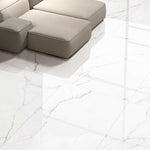 24x48 Nuvio Toscano Statuario Marble Look Polished Porcelain Tile-Porcelain Tile Large Formate-American Tile Depot