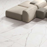 24x48 Nuvio Toscano Statuario Marble Look Polished Porcelain Tile-Porcelain Tile Large Formate-American Tile Depot