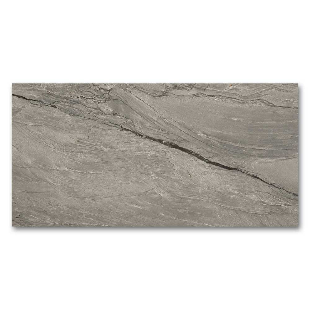 24x48 Platine Lustre Gray Marble Look Matte Porcelain Tile-Porcelain Tile Large Formate-American Tile Depot