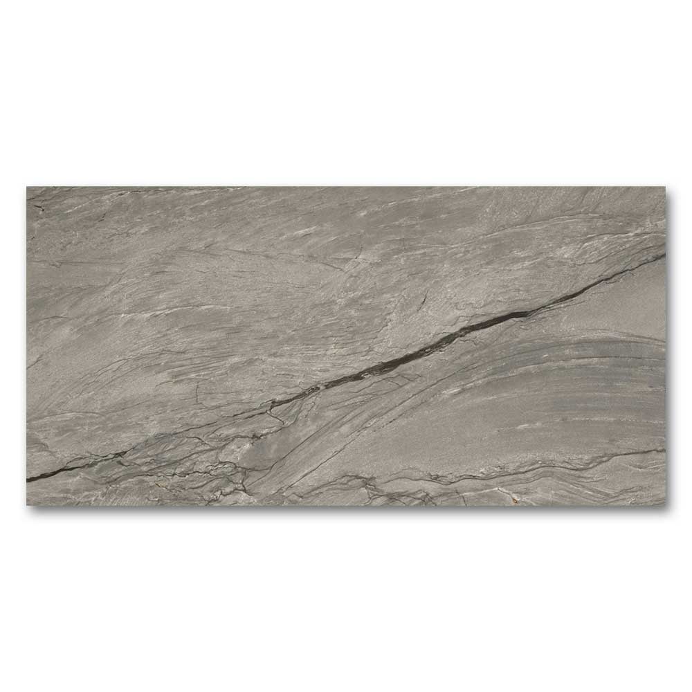 24x48 Platine Lustre Gray Marble Look Matte Porcelain Tile-Porcelain Tile Large Formate-American Tile Depot