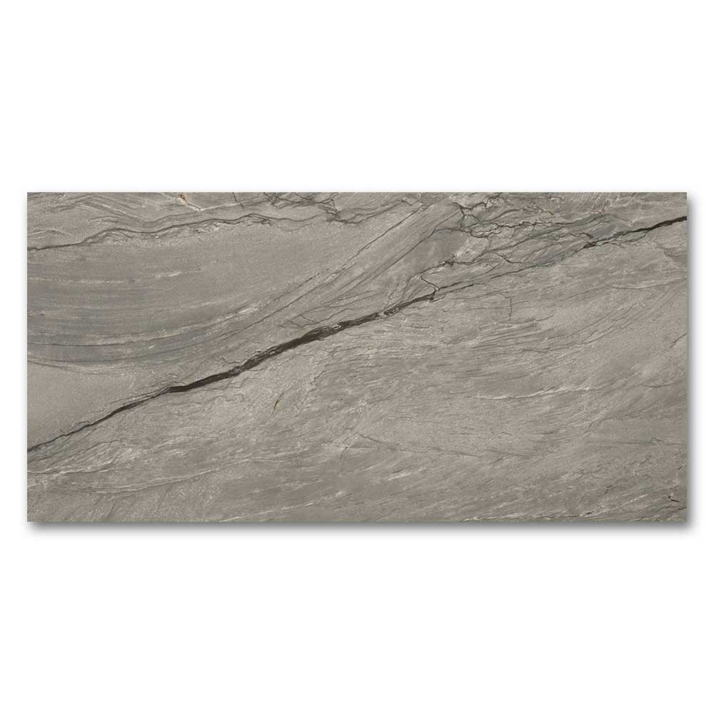 24x48 Platine Lustre Gray Marble Look Matte Porcelain Tile-Porcelain Tile Large Formate-American Tile Depot