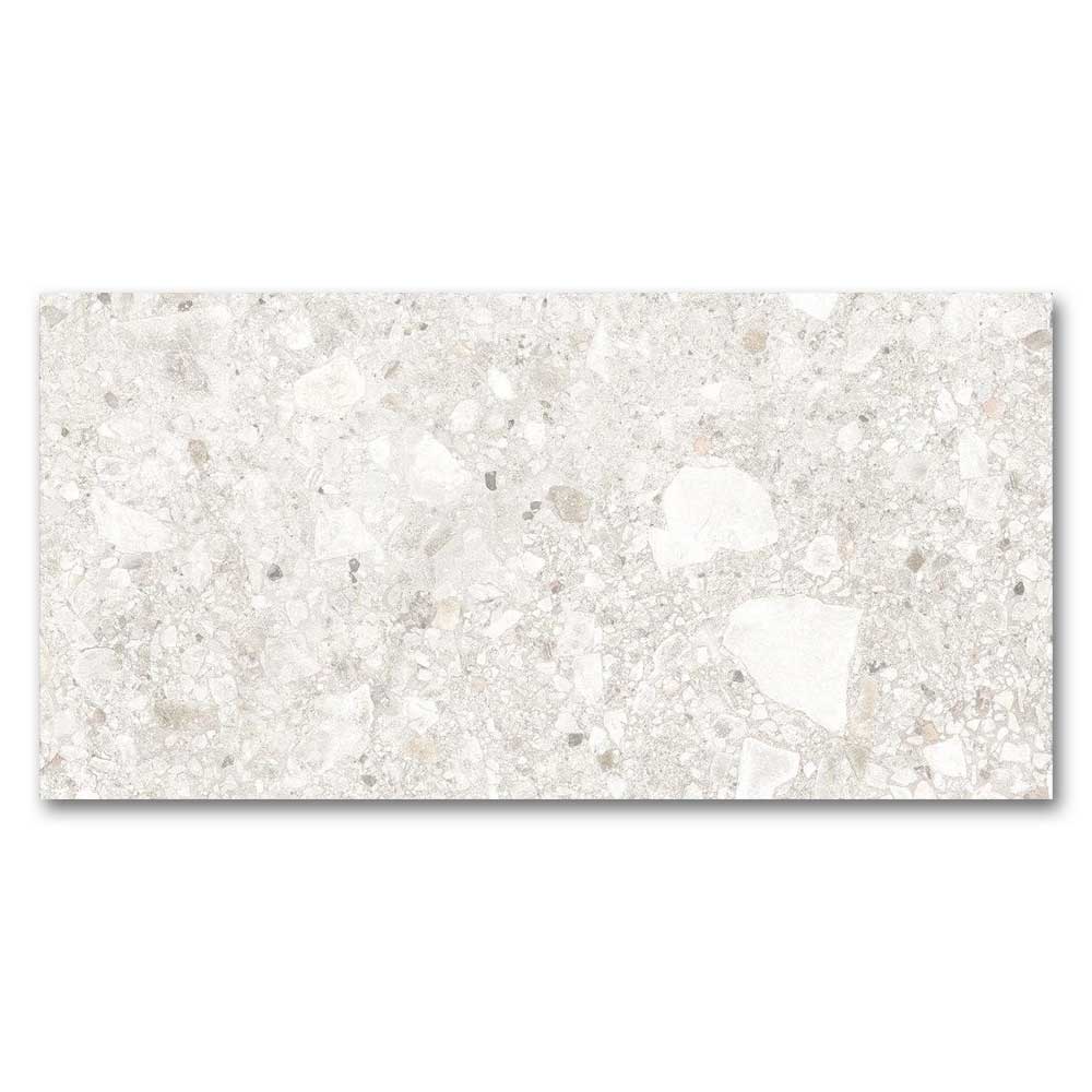 24x48 Uniquartz Bone Terrazzo Look Matte Porcelain Tile-Porcelain Tile Large Formate-American Tile Depot