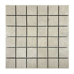 2 X 2 Clay Ivory Square Matte Porcelain Mosaic Tile-Porcelain Tile Large Formate-American Tile Depot