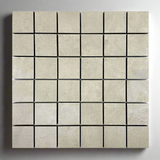 2 X 2 Clay Ivory Square Matte Porcelain Mosaic Tile