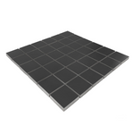 2 X 2 Full Black Square Matte Porcelain Mosaic Tile-Porcelain Tile Large Formate-American Tile Depot