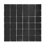 2 X 2 Full Black Square Matte Porcelain Mosaic Tile-Porcelain Tile Large Formate-American Tile Depot