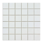 2 X 2 Thassos White Marble Honed Mosaic Tile-Marble Mosaic-American Tile Depot