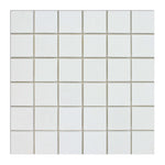 2 X 2 Thassos White Marble Honed Mosaic Tile-Marble Mosaic-American Tile Depot