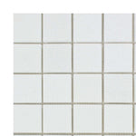 2 X 2 Thassos White Marble Honed Mosaic Tile-Marble Mosaic-American Tile Depot