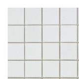 2 X 2 Thassos White Marble Honed Mosaic Tile