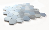 2" Beehive Livid Polished Hexagon Marble Mosaic Tile