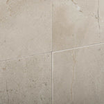 12 X 12 Crema Marfil Marble Honed Field Tile