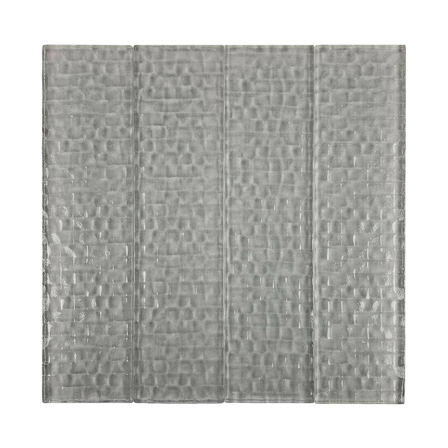 3 X 12 Gray Metro Cubes Glass Subway Tile-Glass Tile-American Tile Depot