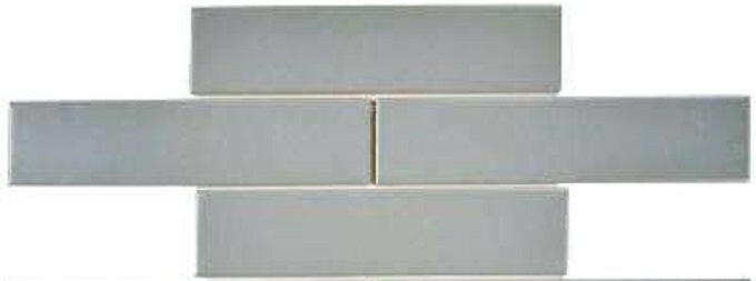 3 X 12 Mist Gray Glass Subway Tile - Rainbow Series-Glass Tile-American Tile Depot