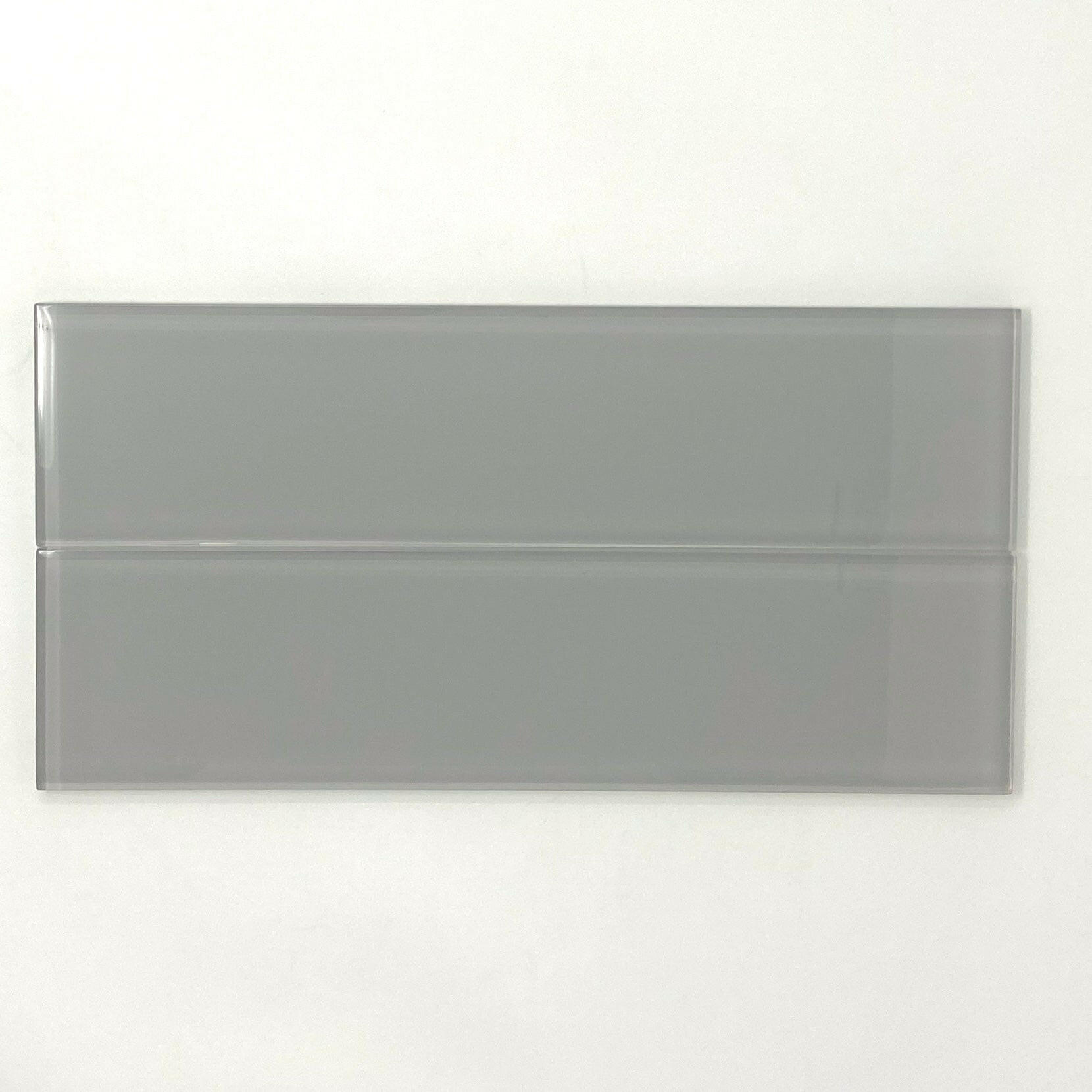 3 X 12 Mist Gray Glass Subway Tile - Rainbow Series-Glass Tile-American Tile Depot