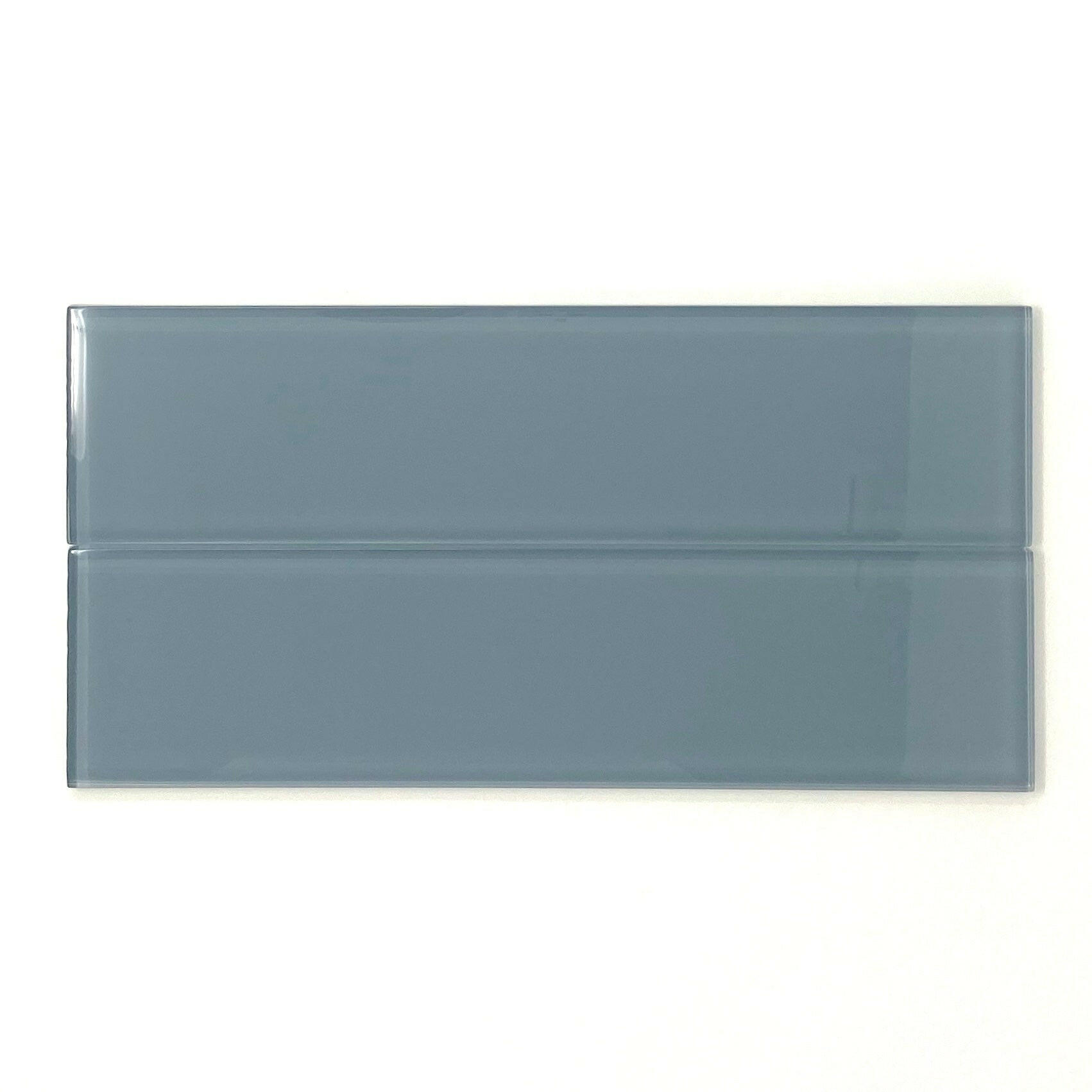 3 X 12 Ocean Blue Glass Subway Tile - Rainbow Series-Glass Tile-American Tile Depot