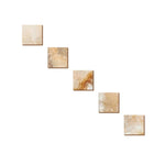 3 X 3 Antico Onyx Travertine Filled & Honed Tile-Travertine Mosaic-American Tile Depot