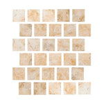 3 X 3 Antico Onyx Travertine Filled & Polished Tile-Travertine Tile-American Tile Depot