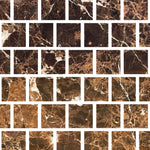 3 X 3 Emperador Dark Marble Polished Field Tile-Marble Tile-American Tile Depot