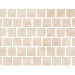 3 X 3 Ivory Travertine Filled & Honed Field Tile-Travertine Tile-American Tile Depot