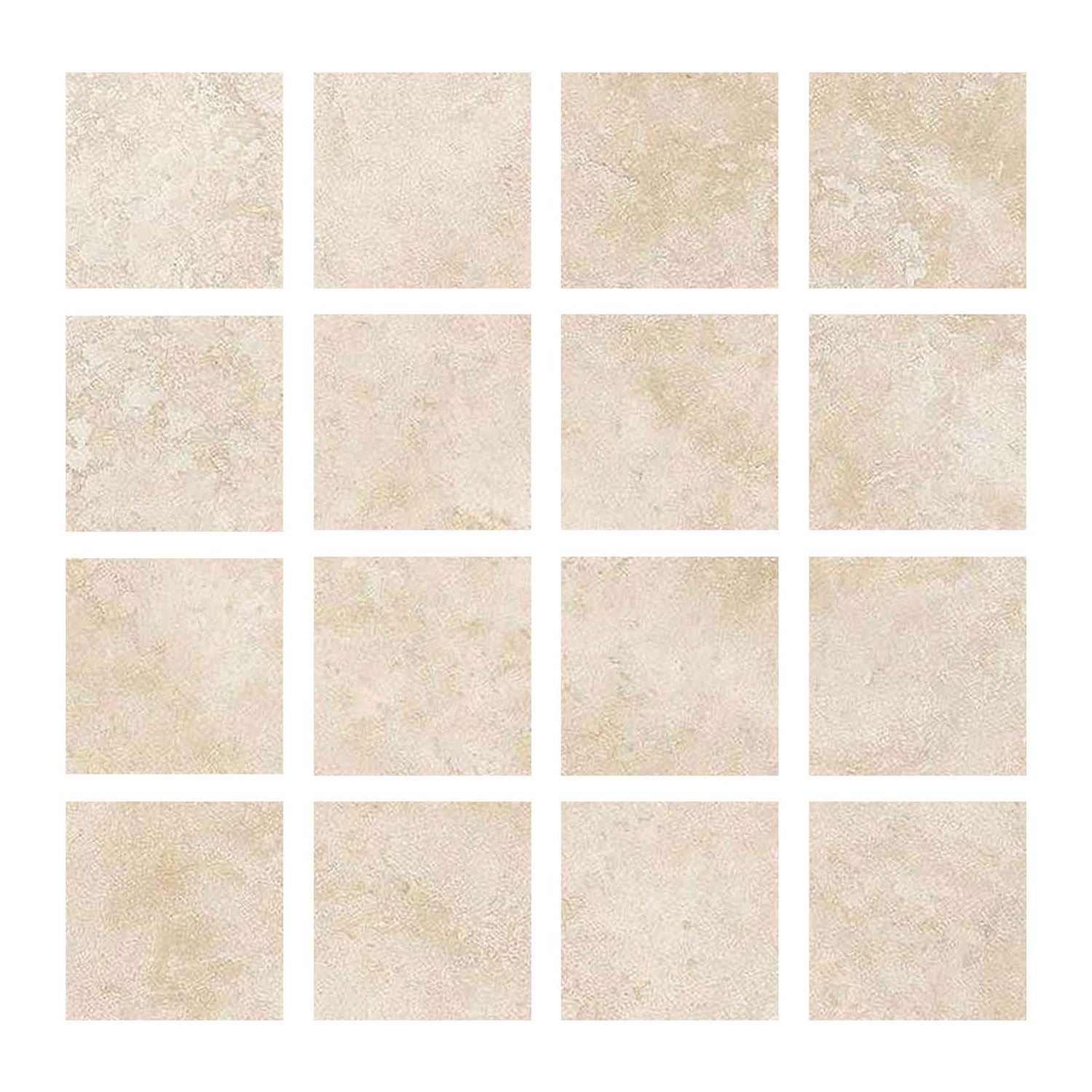 3 X 3 Ivory Travertine Filled & Polished Field Tile-Travertine Tile-American Tile Depot