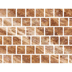 3 X 3 Noce Exotic Travertine Vein Cut Filled & Honed Tile-Travertine Tile-American Tile Depot