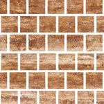 3 X 3 Noce Exotic Travertine Vein Cut Filled & Honed Tile-Travertine Tile-American Tile Depot