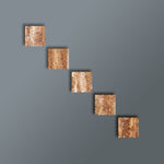 3 X 3 Noce Exotic Travertine Vein Cut Filled & Honed Tile-Travertine Tile-American Tile Depot