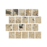 3 X 3 Philadelphia Travertine Filled & Honed Tile-Travertine Tile-American Tile Depot