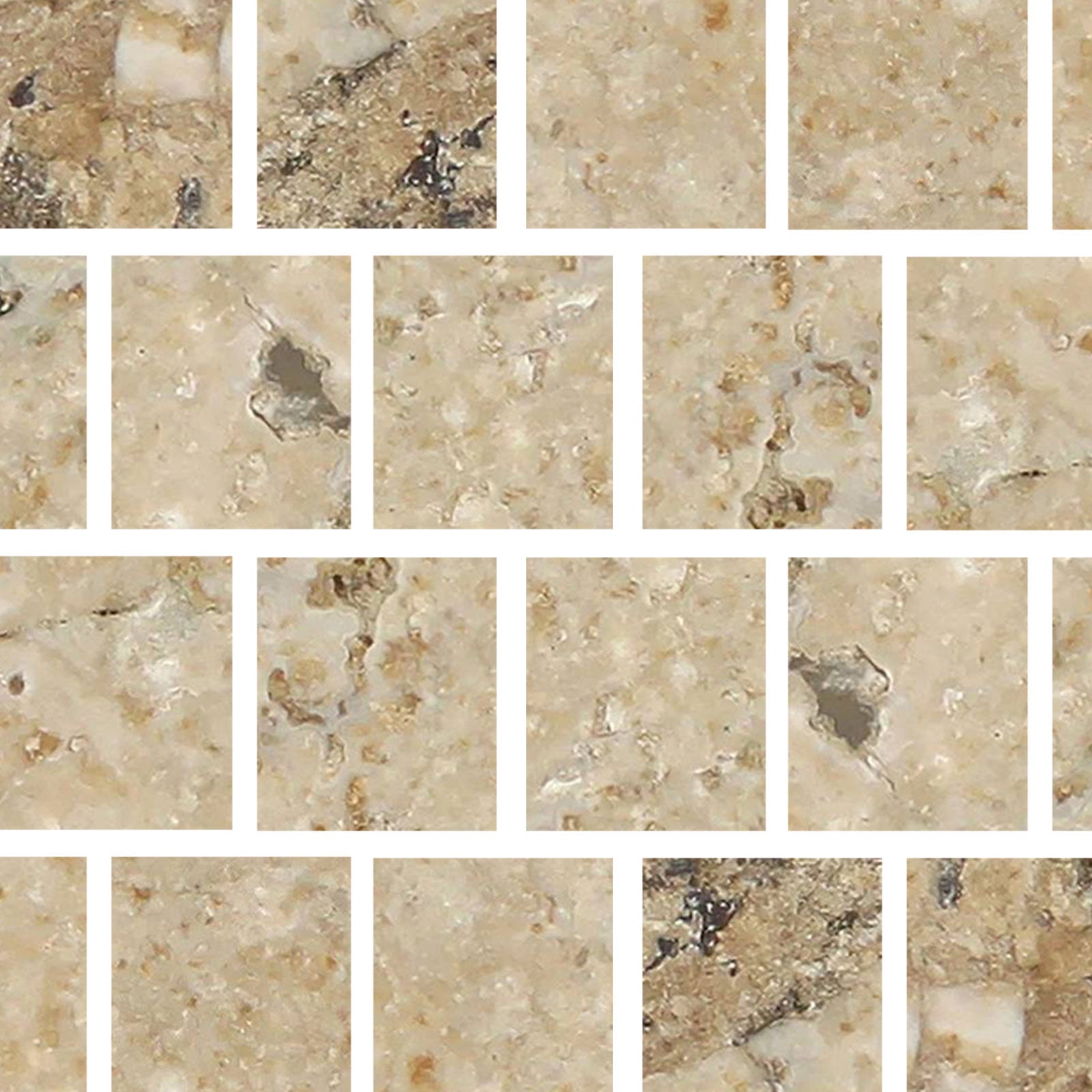 3 X 3 Philadelphia Travertine Filled & Honed Tile-Travertine Tile-American Tile Depot