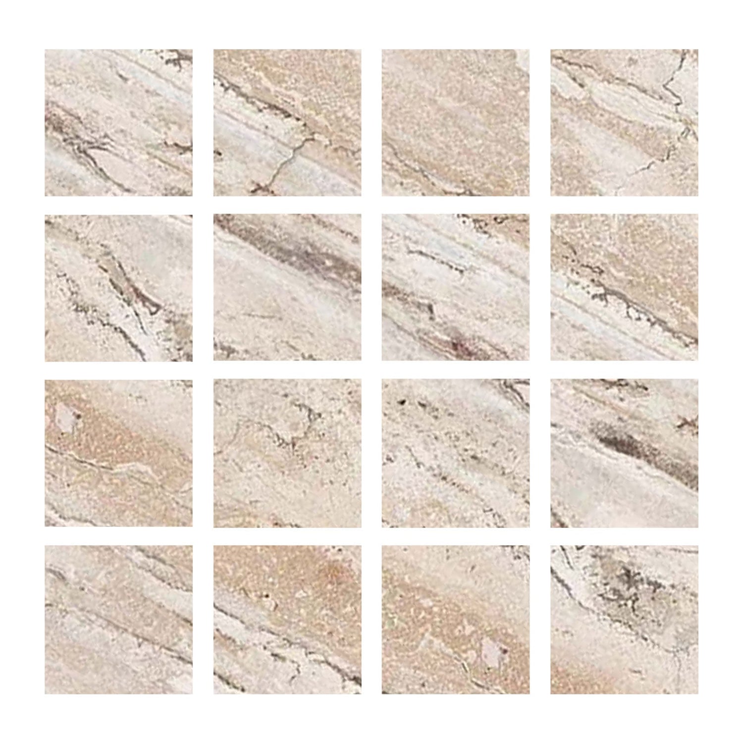 3 X 3 Valerenga Travertine Filled & Honed Tile-Travertine Tile-American Tile Depot