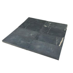 3 X 6 Black Marquina Marble Honed Subway Brick Field Tile-Marble Tile-American Tile Depot