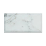 3 X 6 Calacatta Gold Marble Honed & Deep-Beveled Field Tile-Marble Tile-American Tile Depot