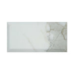 3 X 6 Calacatta Gold Marble Polished & Deep-Beveled Field Tile-Marble Tile-American Tile Depot