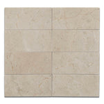 3 X 6 Crema Marfil Marble Honed Subway Brick Field Tile-Marble Tile-American Tile Depot