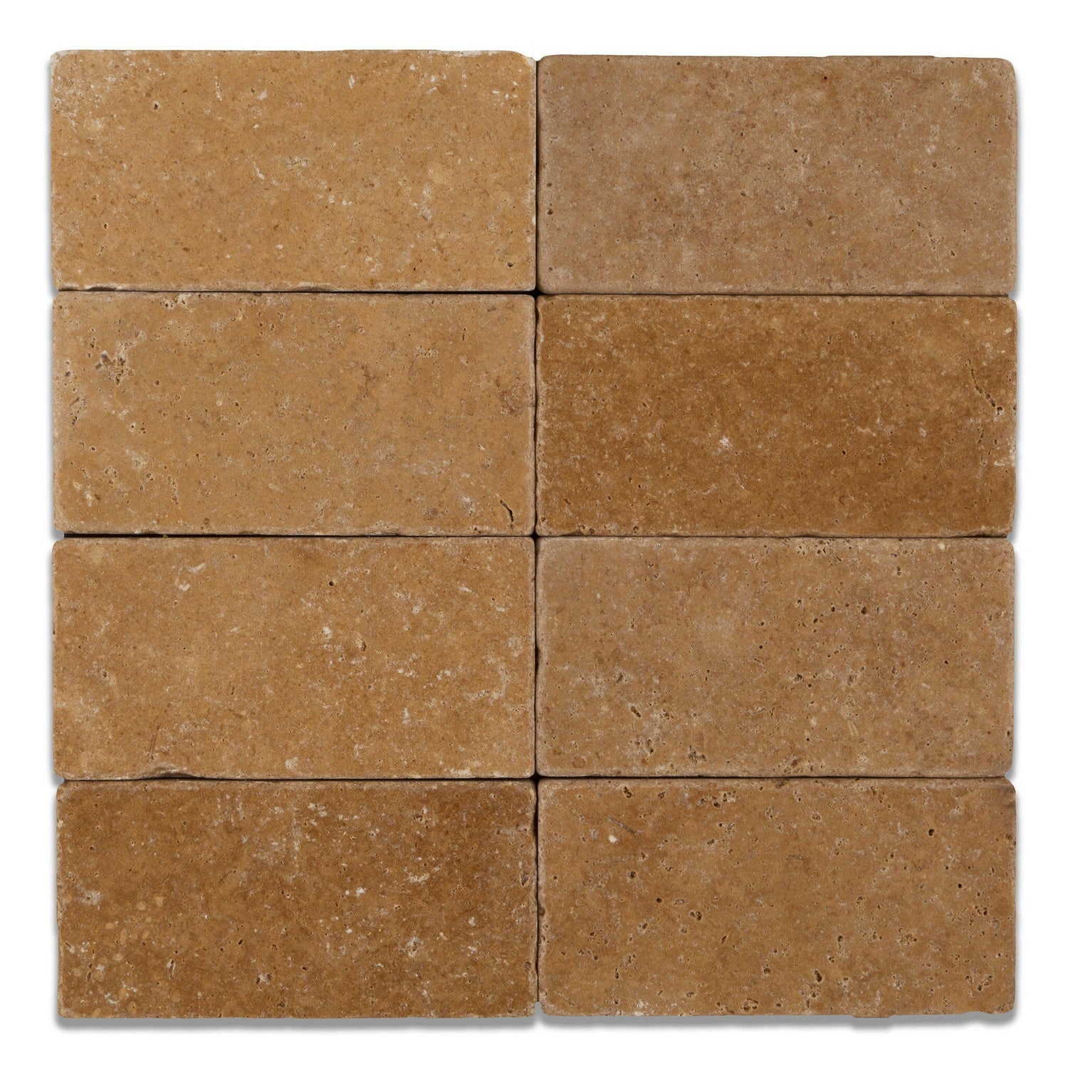 3 X 6 Noce Travertine Honed Subway Brick Field Tile-Travertine Tile-American Tile Depot