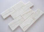 3 X 6 Premium White Onyx VEIN-CUT Polished Subway Brick Field Tile-Onyx Tile-American Tile Depot