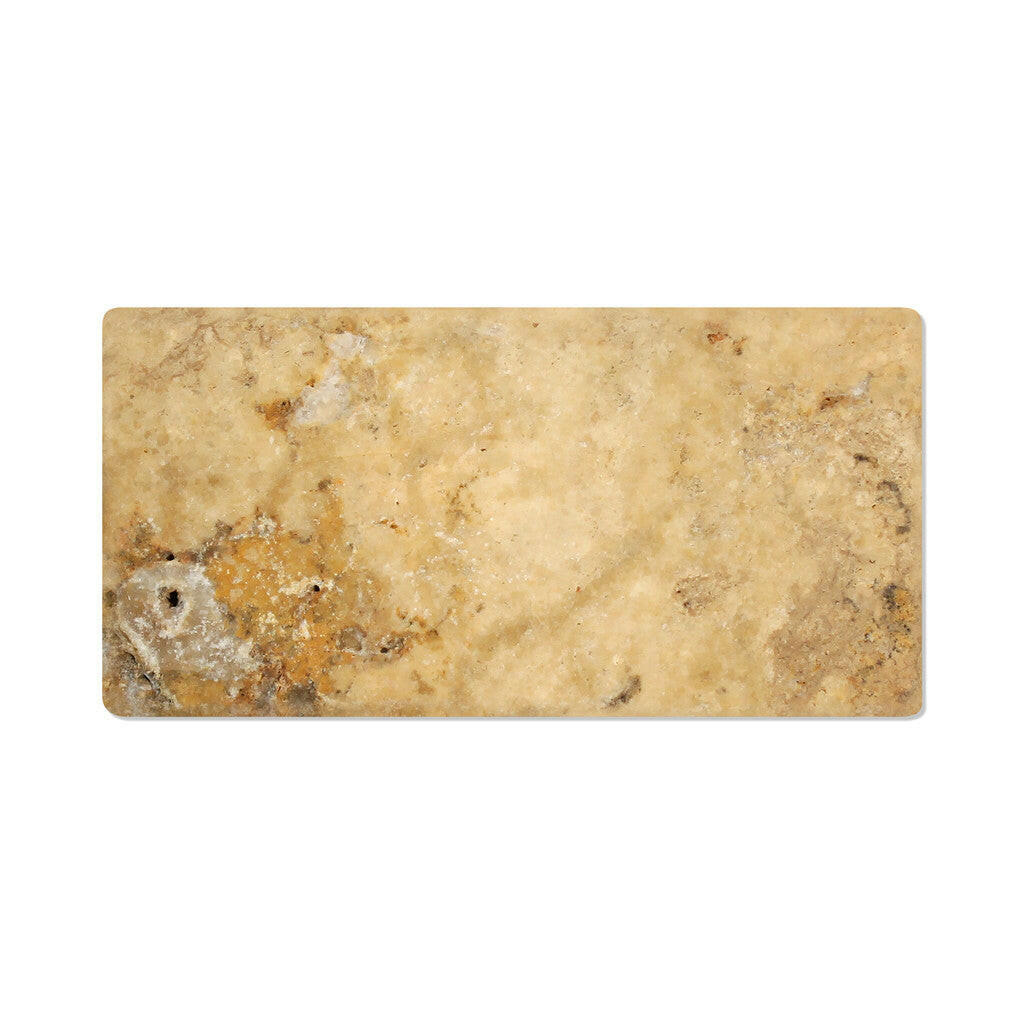 3 X 6 Scabos Travertine Tumbled Subway Brick Field Tile-Travertine Tile-American Tile Depot