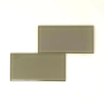 3 X 6 Taupe Glass Subway Tile - Rainbow Series-Glass Tile-American Tile Depot