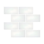 3 X 6 Thassos White Marble Polished Subway Brick Field Tile-Marble Tile-American Tile Depot