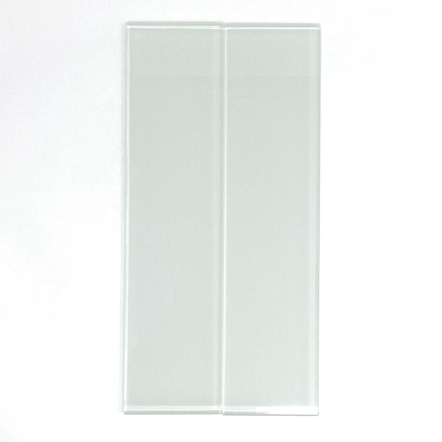 3 X 12 White Glass Subway Tile - Rainbow Series-American Tile Depot