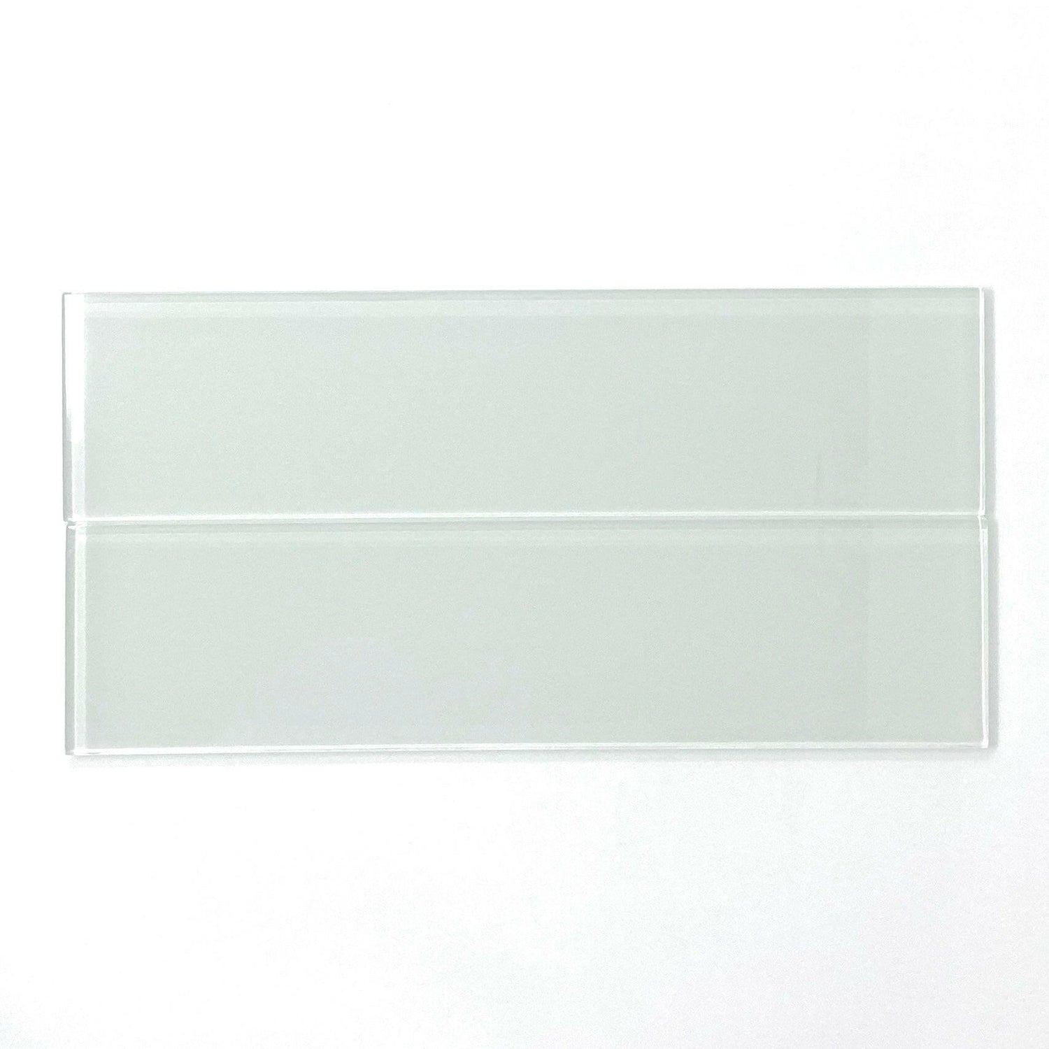 3 X 12 White Glass Subway Tile - Rainbow Series-American Tile Depot