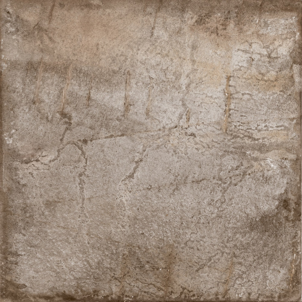 Sample of 32 X 32 HCL Climb Noce Matte Travertine Look Porcelain Tile-Sample-American Tile Depot