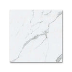 35x35 Claro Venato White Marble Look Glossy Porcelain Tile-Porcelain Tile Large Formate-American Tile Depot