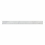 Carrara White Marble Honed Quarter - Round Trim Molding