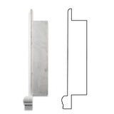 Carrara White Marble Hand-Made Custom Shampoo Niche / Shelf - LARGE - Polished